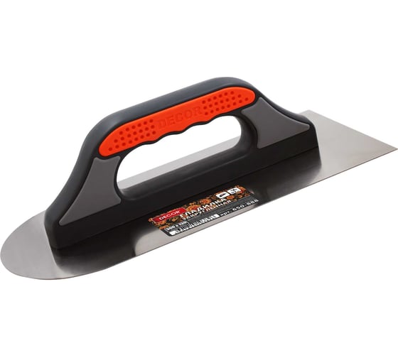 Изображение товара Гладилка DECOR 3K, 300х130мм, нержавеющая сталь, закругленная 650-888 11614196