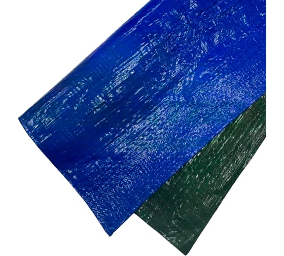 Изображение товара Тент GAVIAL (полог, баннер) 3мх5м плотность 180г/ м2 тарпаулин повышенной плотности (строительный укрывной, хозяйственный), УФ-стабилизация, синий 26638