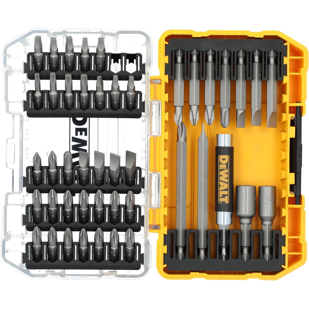 Изображение товара Набор бит DEWALT DW2166 45 шт 25/51/89 мм в кейсе