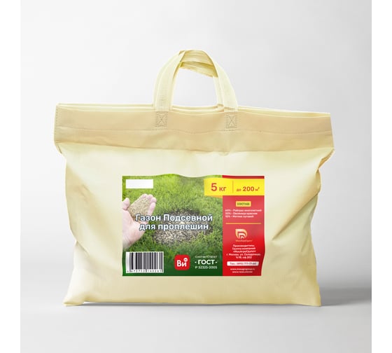 Изображение товара Семена МосАгроГрупп Газон Подсевной для проплешин 5 кг ВИ050010