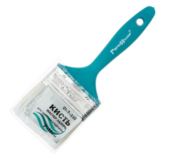 Изображение товара Плоская кисть РемоКолор Гамма Лазурь, 3-75 мм, 01-7-330