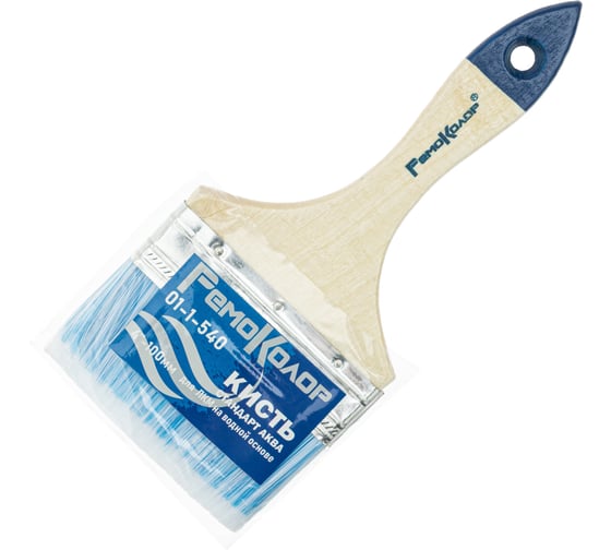 Изображение товара Плоская кисть РемоКолор Стандарт Аква , 4 -100мм, 01-1-540