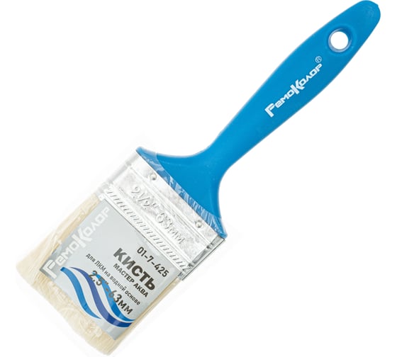 Изображение товара Плоская кисть РемоКолор Гамма Аква, 2.5-63 мм, 01-7-425