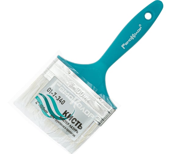 Изображение товара Плоская кисть РемоКолор Гамма Лазурь, 4-100 мм, 01-7-340