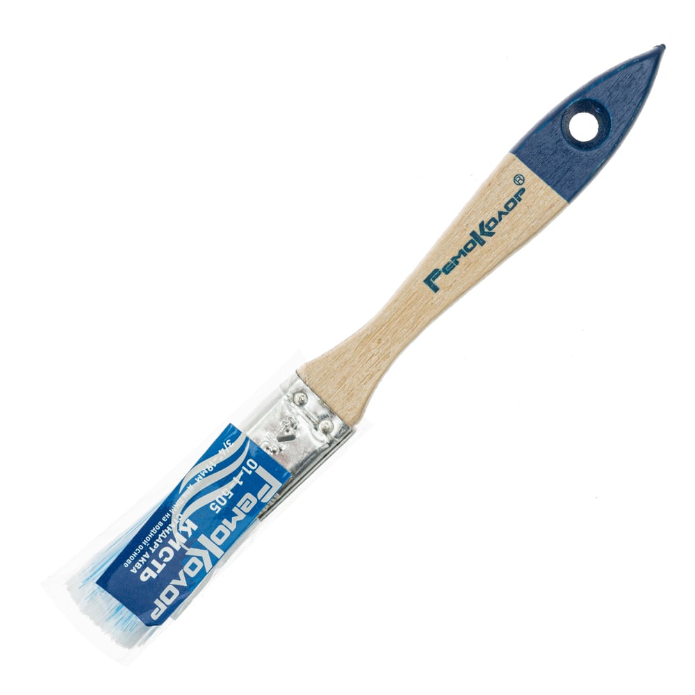 Плоская кисть РемоКолор кисть плоская лакра стандарт 0100580 ширина 100 мм пластмассовая ручка