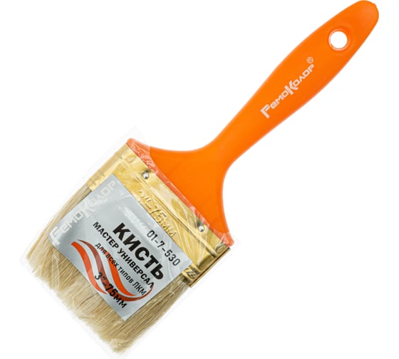 Изображение товара Плоская кисть РемоКолор Гамма Универсал, 3-75 мм, 01-7-530