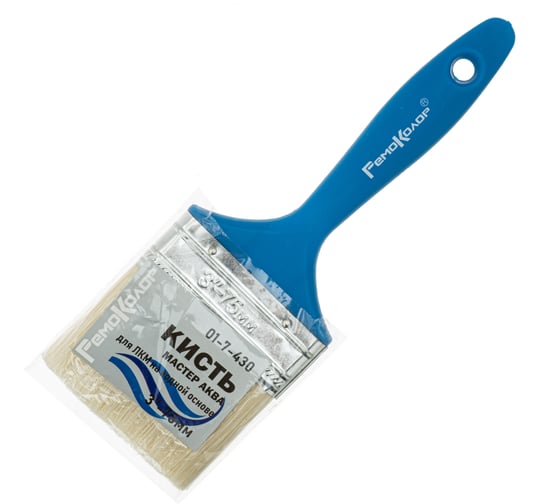 Изображение товара Плоская кисть РемоКолор Гамма Аква, 3-75 мм, 01-7-430