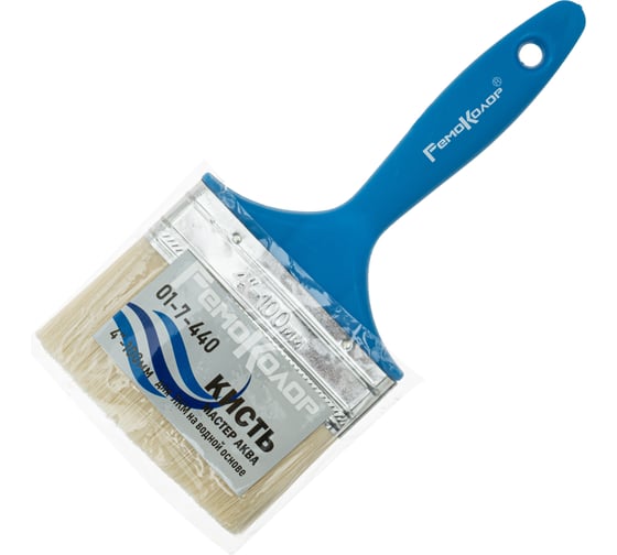 Изображение товара Плоская кисть РемоКолор Гамма Аква, 4-100 мм, 01-7-440