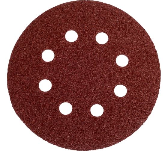 Изображение товара Шлифовальный круг на липучке перфорированный HEADROCK 125 мм, Р60, 100 шт 510-010-125060