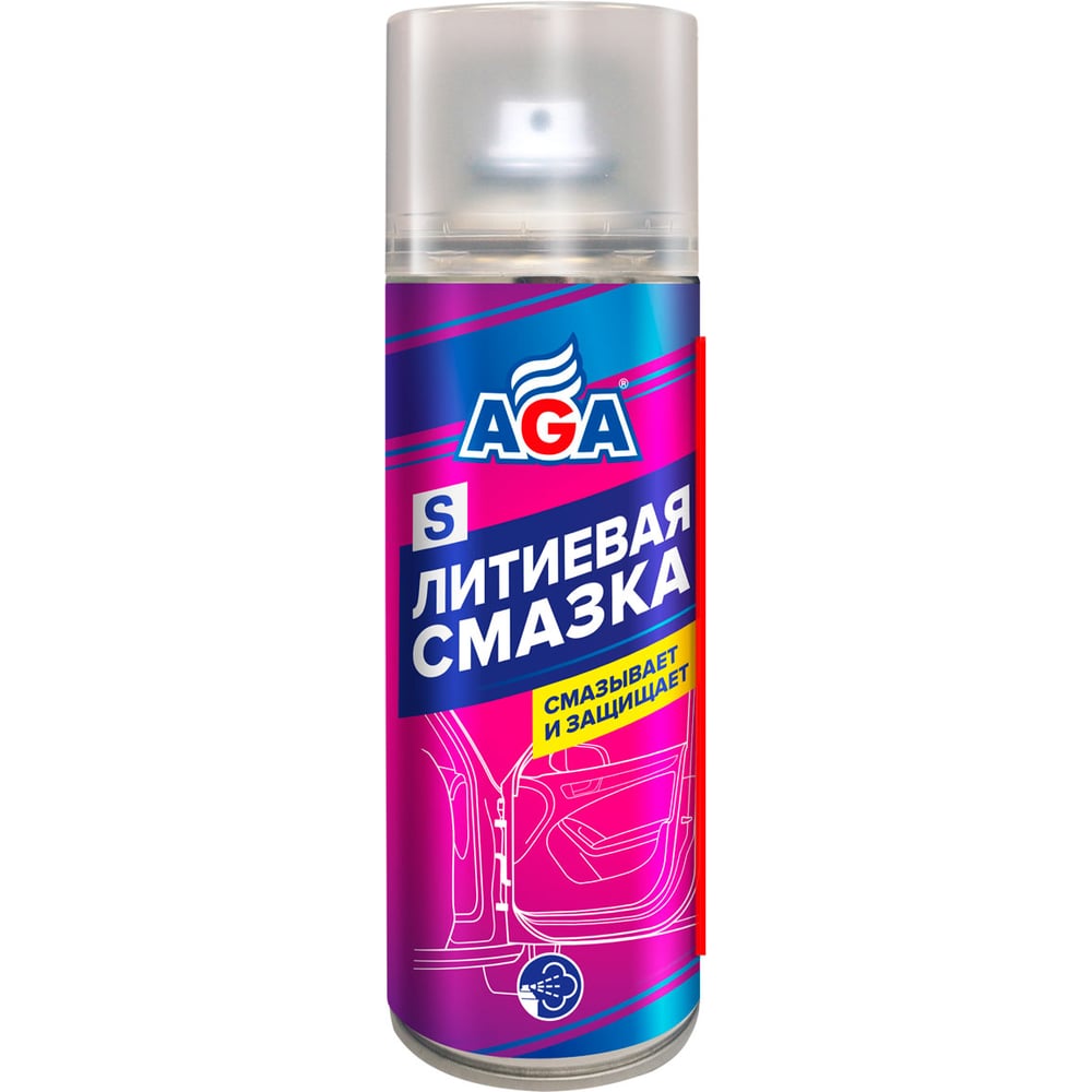 Изображение товара Литиевая смазка AGA AGA853S 520 мл аэрозоль для низких температур