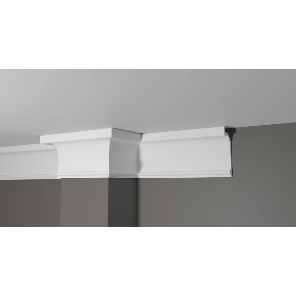 Изображение товара Карниз Decor-Dizayn DD518 125х45 мм монтажный клей для натяжных потолков влагостойкий