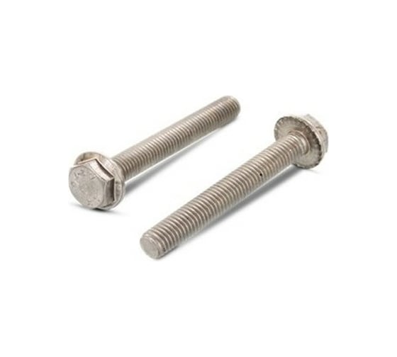 Изображение товара Болт с фланцем ЦКИ DIN 6921, М5х10, рифленый, 8.8, Ц, 50 шт. 68073