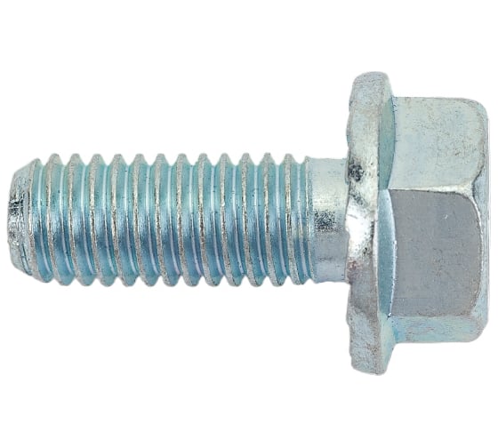 Изображение товара Болт с фланцем ЦКИ DIN 6921, М8х20, рифленый, 8.8, Ц, 100 шт. 68075