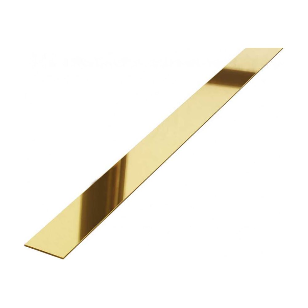 Изображение товара Декоративная полоса из нержавеющей стали Gold Mirror 20x3000 мм