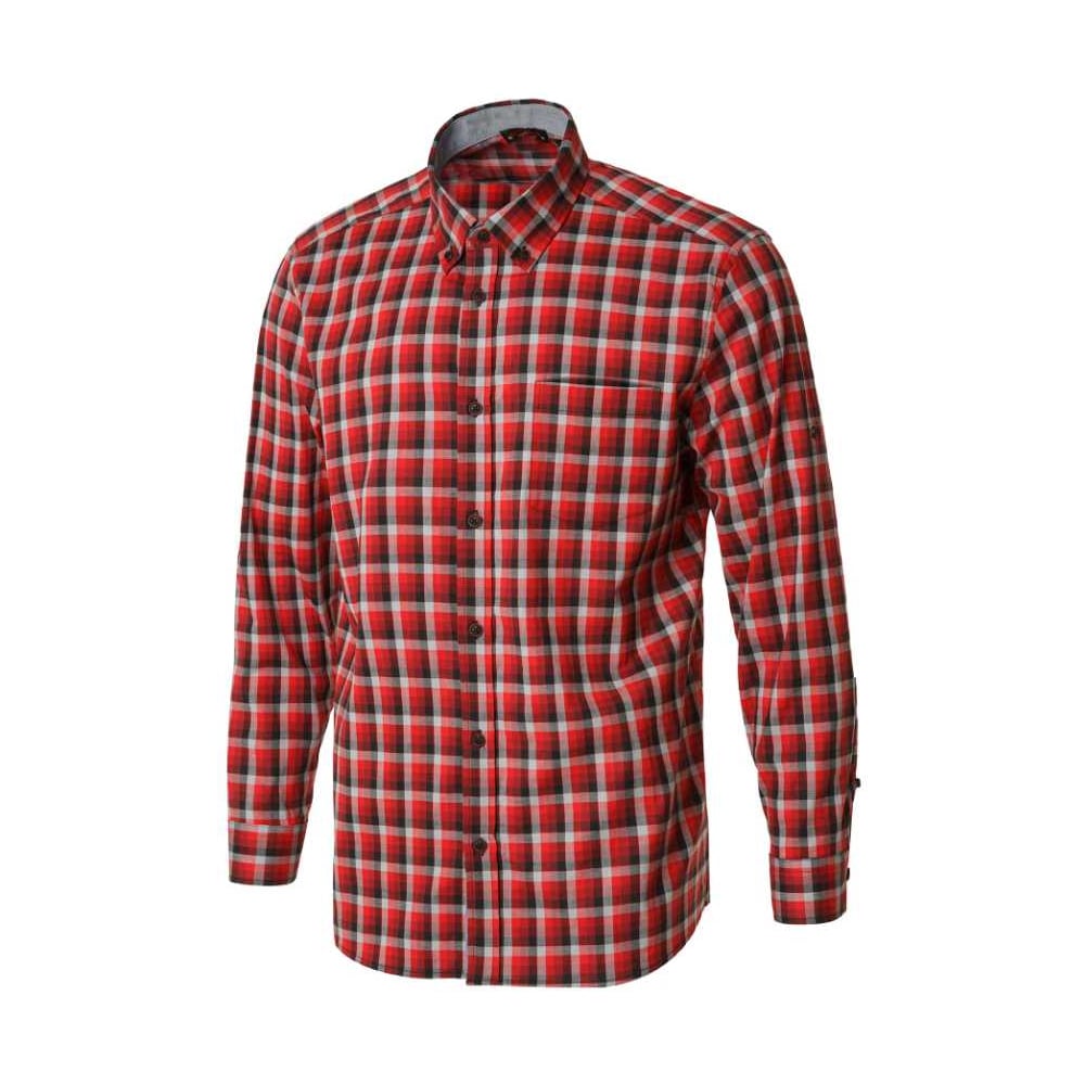 Изображение товара Мужская рубашка СОЮЗСПЕЦОДЕЖДА БРИСТОНБАР БАРИСТА, длинный рукав, клетка, размер XS