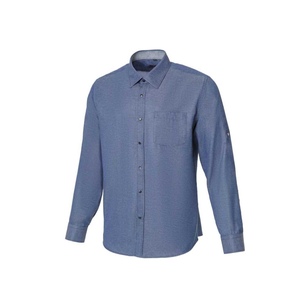 Изображение товара Мужская рубашка БРИСТОНБАР ДЖИНС синяя 2XL повседневная комфортная и стильная
