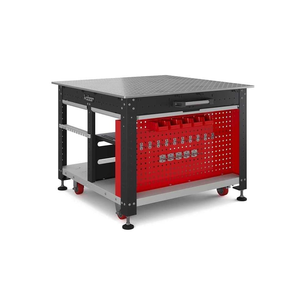 Изображение товара Мобильная рабочая станция Kobor Expert WT/1-120/120 95327 профессиональный регулируемый стол на кол