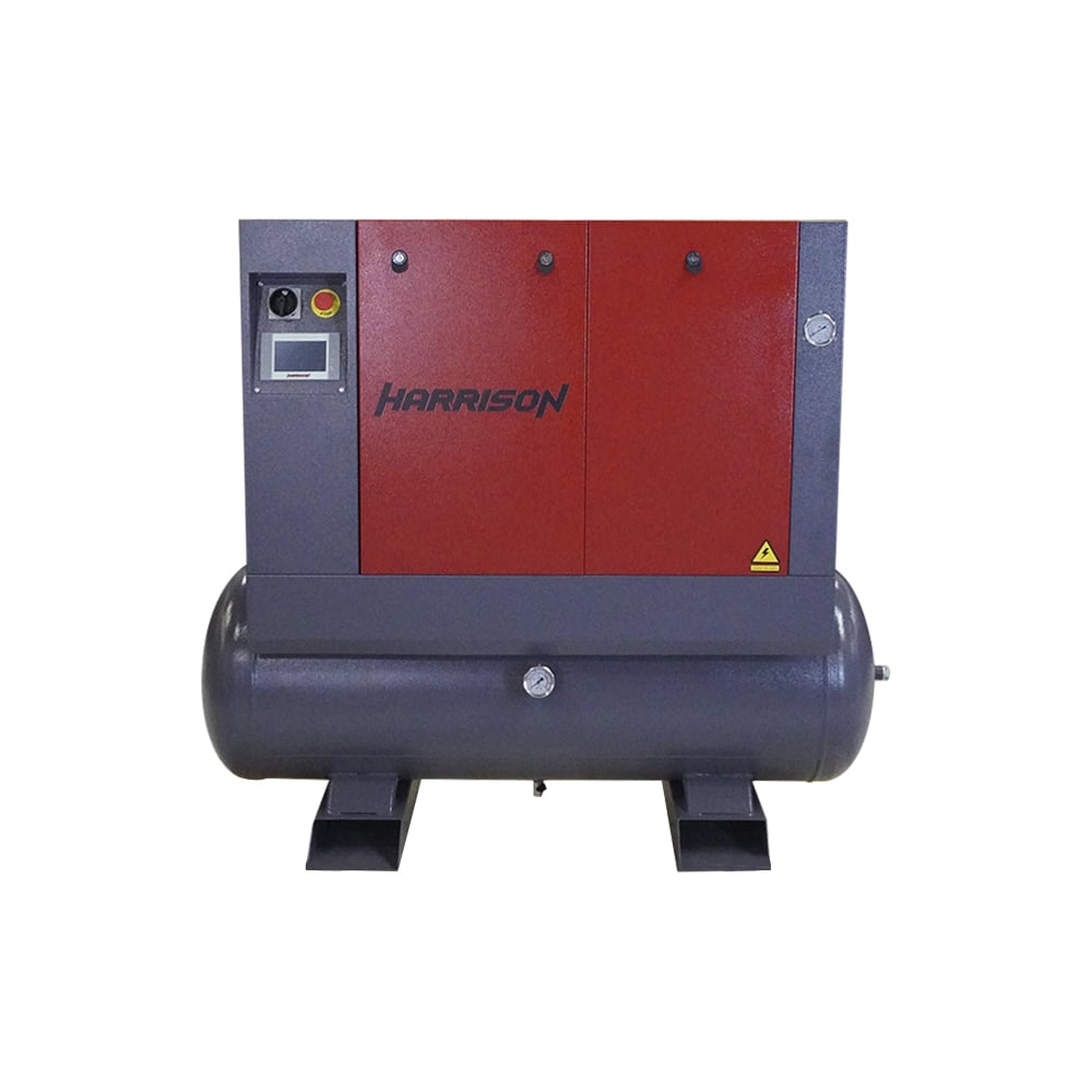 Изображение товара Винтовой компрессор Harrison 800л/мин 8бар 5,5кВт с ресивером и фильтрами HRS-94800TDF3-8