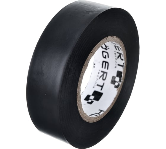 Изображение товара Изоляционная лента Hogert Technik 0,13x19 мм, 20 м, черная HT1P281