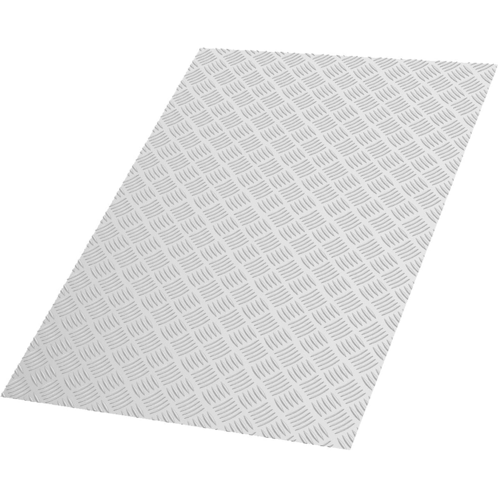 Изображение товара Алюминиевый рифленый лист квинтет 500х900х1,2 мм для строительных работ