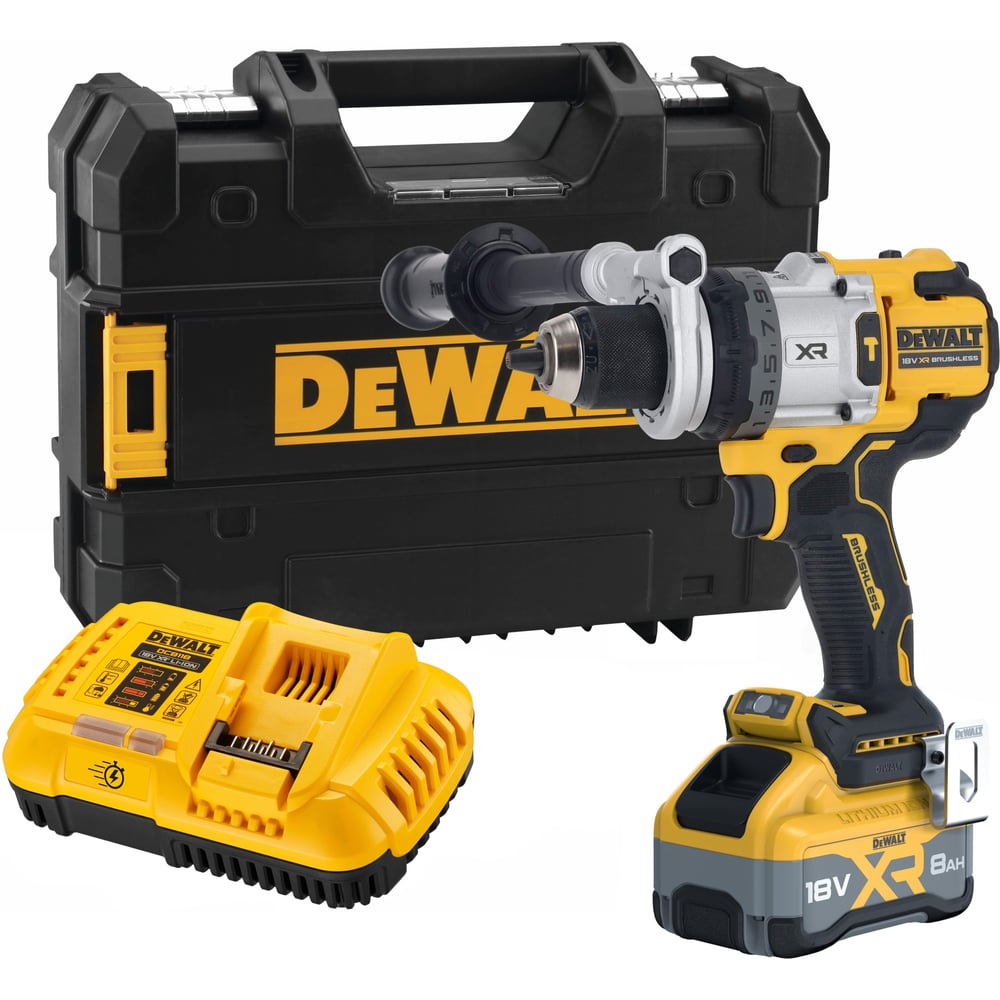 Изображение товара Ударная дрель-шуруповерт DEWALT DCD1007WW1T, 18В, профессиональный