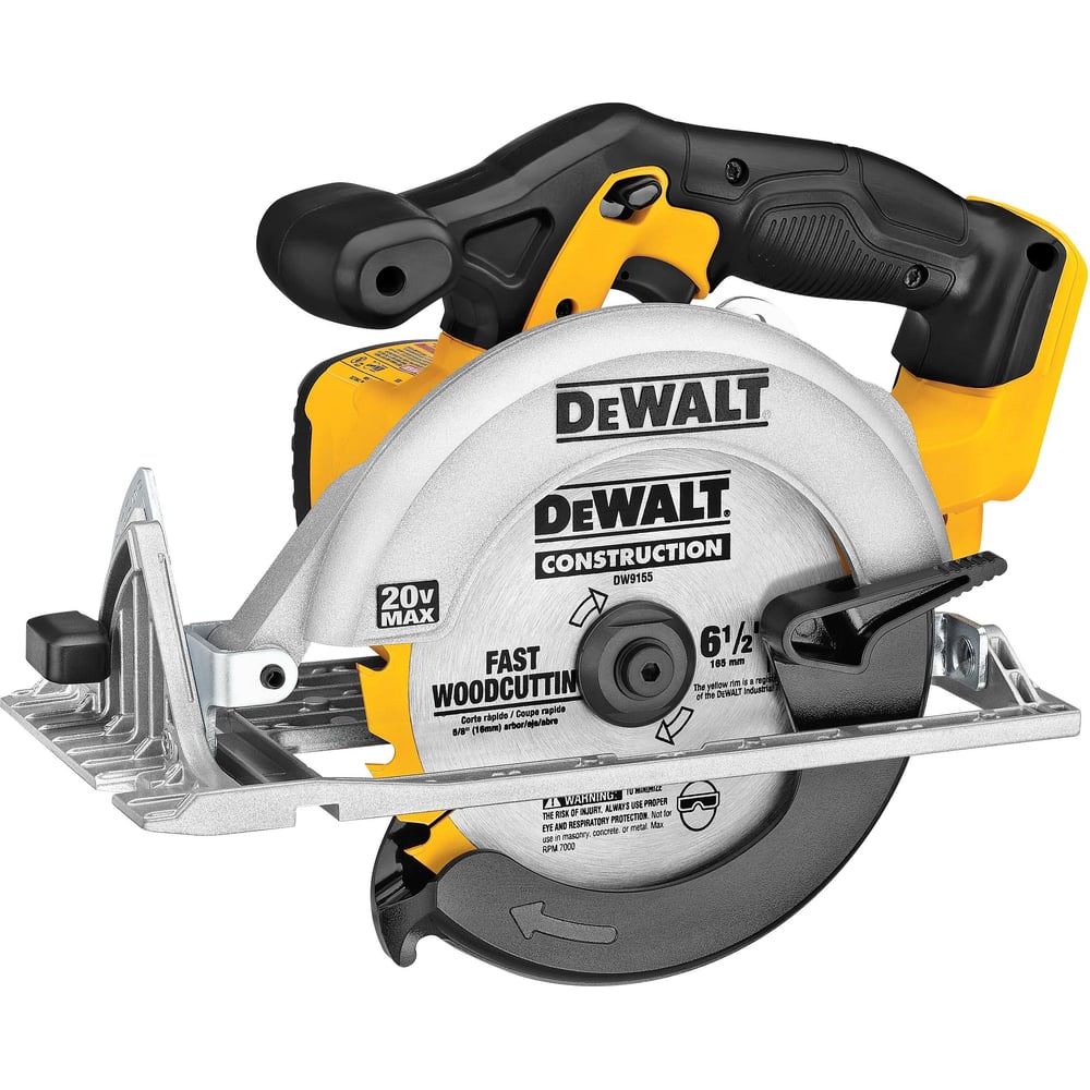 Изображение товара Аккумуляторная дисковая пила DEWALT DCS391B 20В 165мм профессиональная