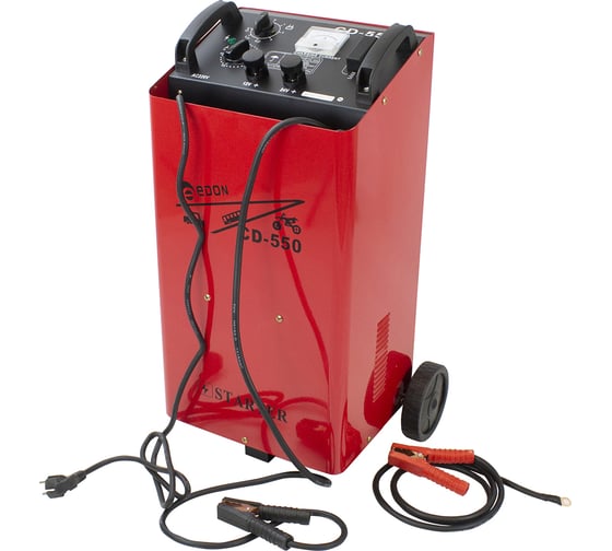 Изображение товара Пуско-зарядное устройство EDON CD-550 12/24В, 950Вт, 35А, 40-400 Ач АКБ, 300А стартовый ток IP20 7336