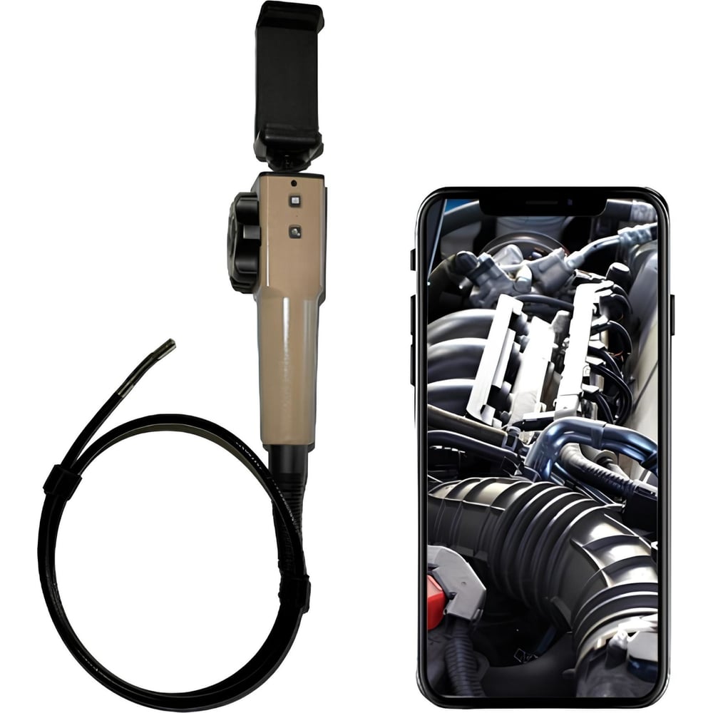 Изображение товара Видеоэндоскоп ThinkCar TES303 DZ10110 с разворотом камеры и возможностью работы со смартфоном