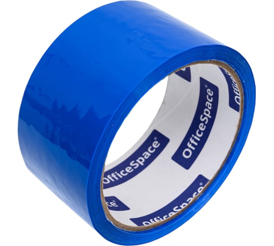 Изображение товара Упаковочная клейкая лента OfficeSpace 48 мм х 40 м, 45 мкм, синяя ШК КЛ_6290