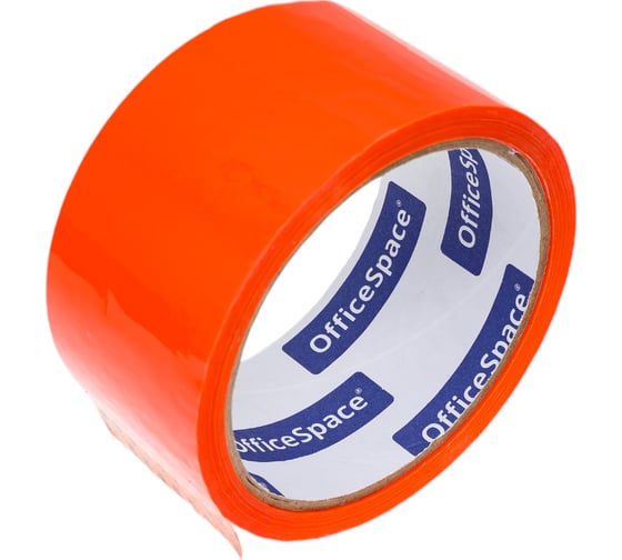Изображение товара Упаковочная клейкая лента OfficeSpace 48 мм х 40 м, 45 мкм, оранжевая ШК КЛ_6289