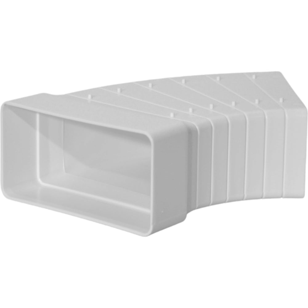 Изображение товара Колено горизонтальное для вентиляции 55х110 мм ООО ВА ВЕНТ КО.55.ГУ