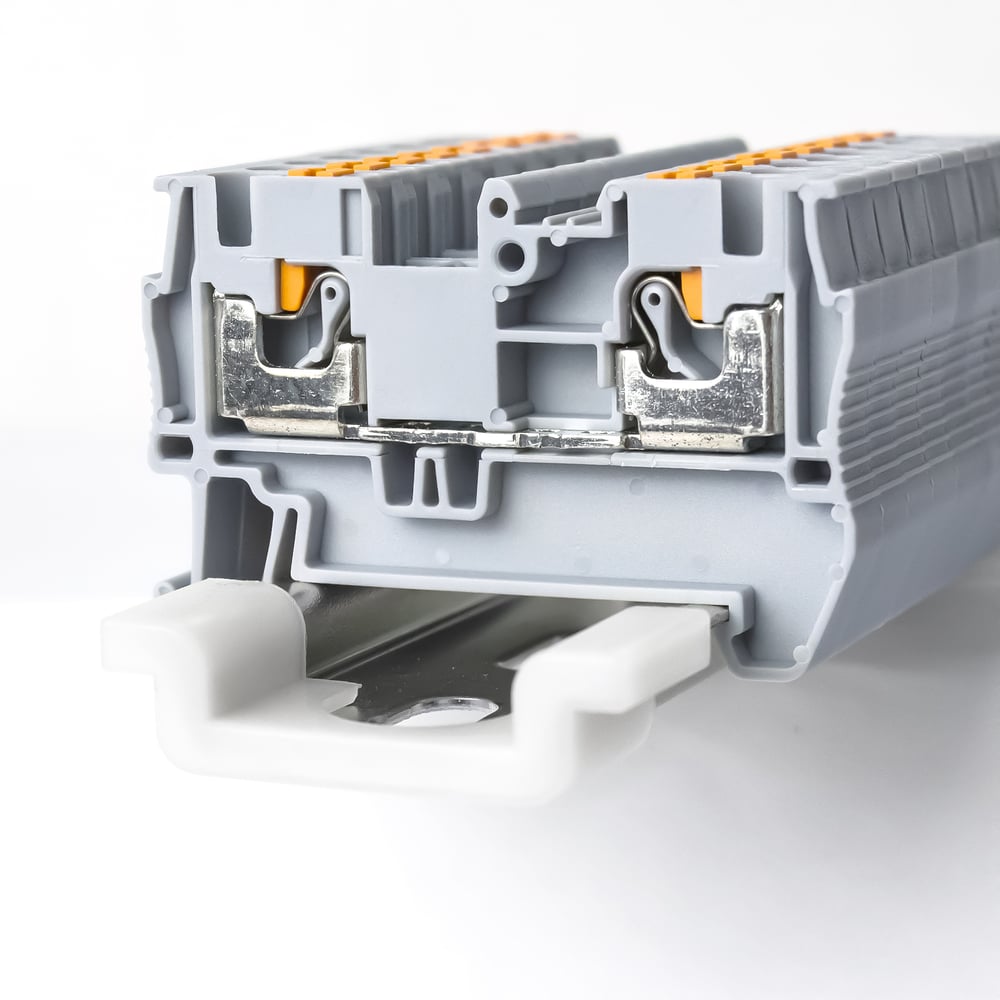 Изображение товара Клемма KLR RYK 4-V0 4мм2 огнестойкая для DIN-рейки