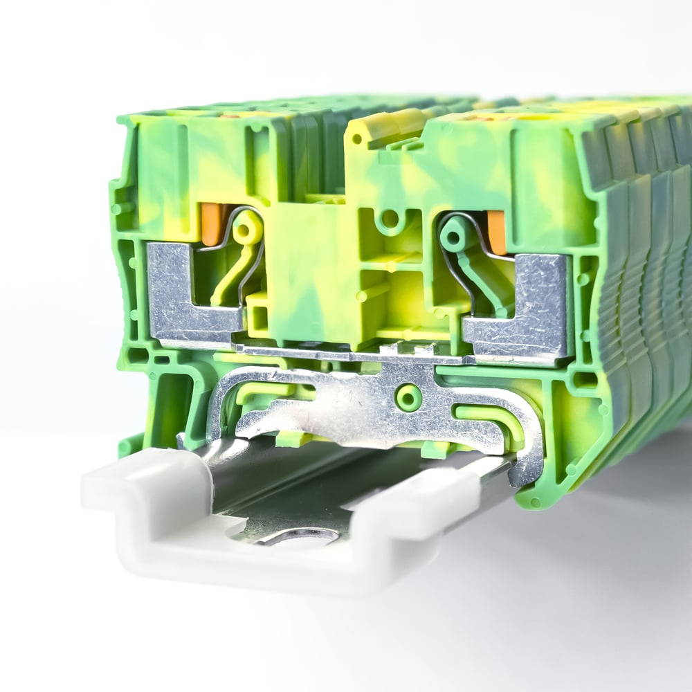 Изображение товара Клемма KLR RYK 6 PE-V0 6mm2 желто-зеленая 50 шт