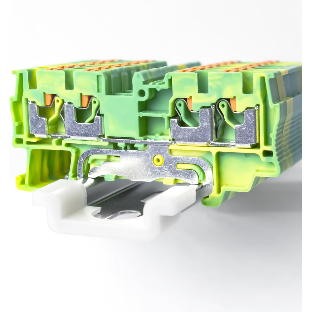 Изображение товара Клемма KLR /RYK 4 FO PE-V0 4mm2/Желто-зеленый/класс горючести V0 (НУ=45шт) 125904EV