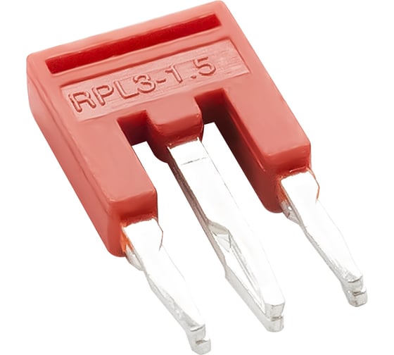 Изображение товара Клеммная перемычка KLR /RPL 3-1.5 3P/1.5mm2 (НУ=100шт) 1536013