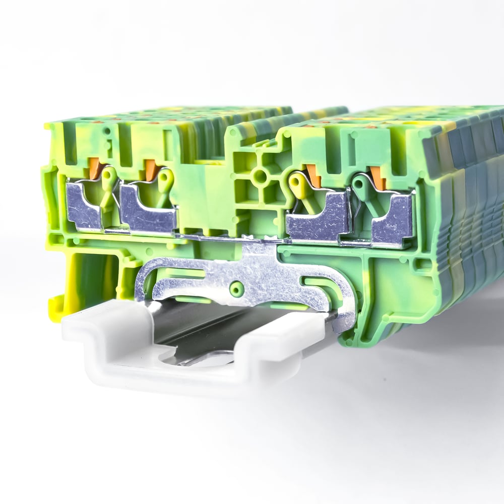 Изображение товара Клемма KLR /RYK 2.5 FO PE-V0 2,5mm2/Желто-зеленый/класс горючести V0 (НУ=55шт) 125902EV