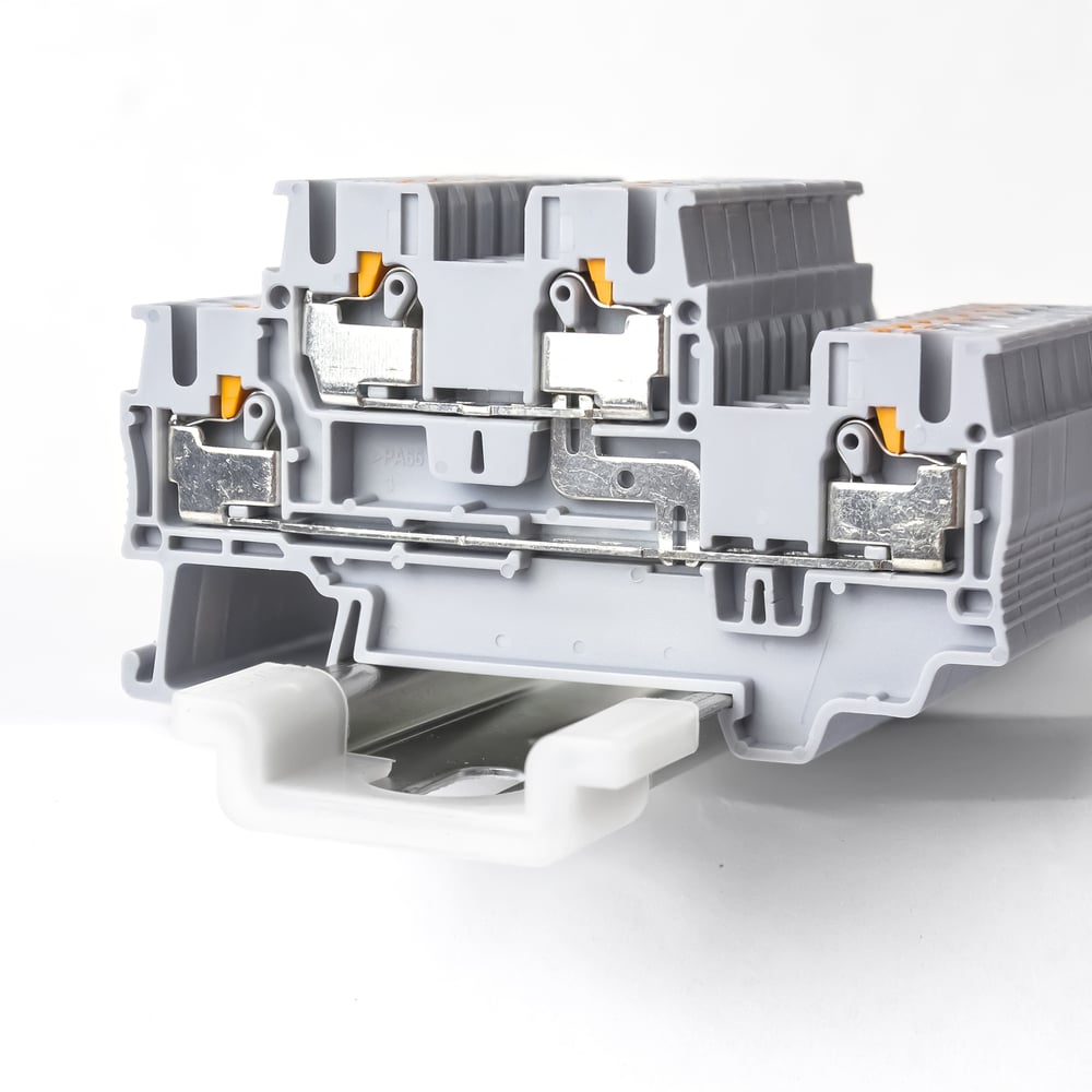 Изображение товара Клемма KLR RYK 2.5 DV-V0 2.5mm2 на DIN-рейку