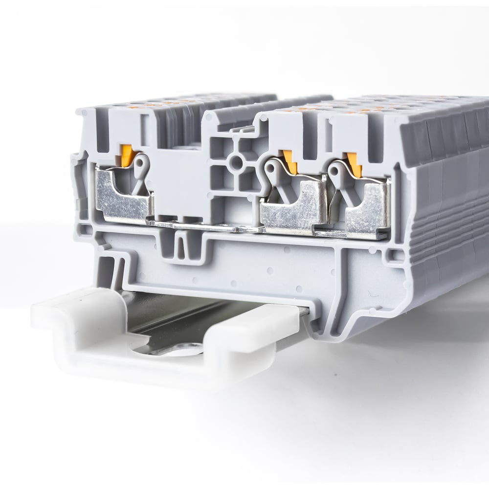 Изображение товара Клемма KLR RYK 2.5TO GR-V0 на DIN-рейку, 75 шт, 2.5 мм2