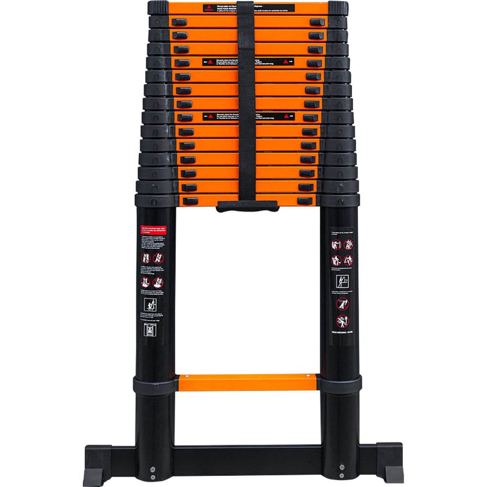 Изображение товара Телескопическая алюминиевая лестница ISMA 6.2 м с 16 ступенями