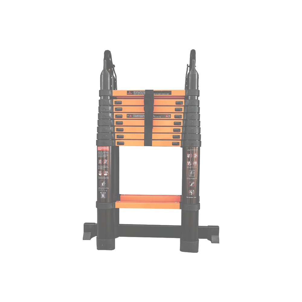 Изображение товара Телескопическая алюминиевая лестница ISMA 5.6м 18 ступеней полупрофессиональная