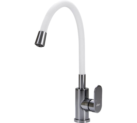 Изображение товара Смеситель для кухни Ekko белый E4264-7