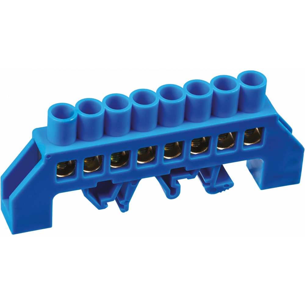 Изображение товара Шина нулевая ОНЛАЙТ 90 742 OBB-I812-8DP-B, монтаж на Din-рейку, латунь, 125А