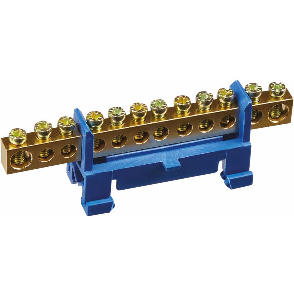 Изображение товара Шина нулевая ОНЛАЙТ 90 739 OBB-M69-12P-B 90739 на Din-рейку