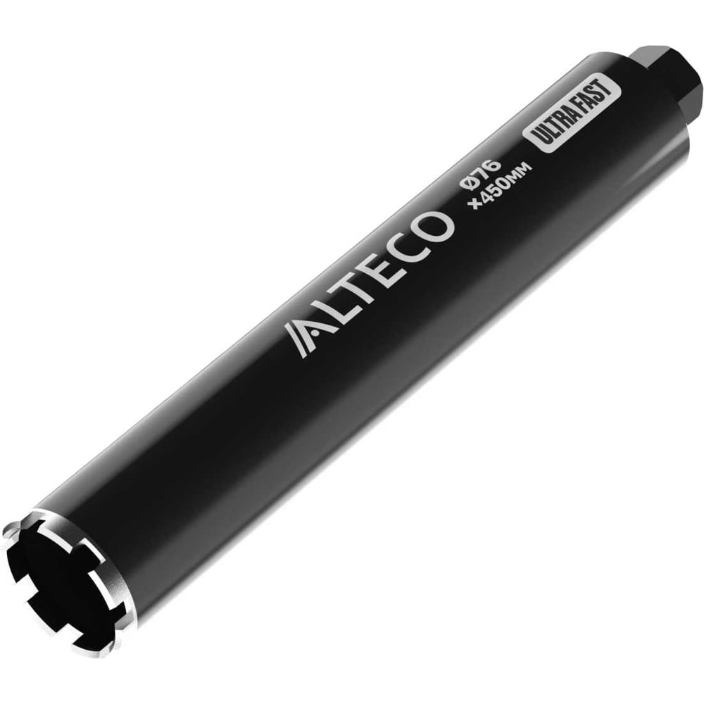 Изображение товара Алмазная коронка ALTECO Ultra Fast 76х450 для армированного бетона и камня