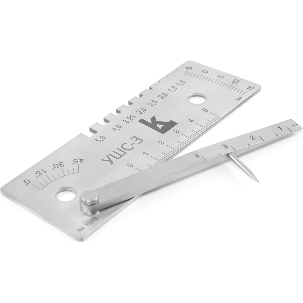 Изображение товара Шаблон сварщика КАЛИБРОН УШС-3 ГРСИ №96115-25 профессиональный инструмент