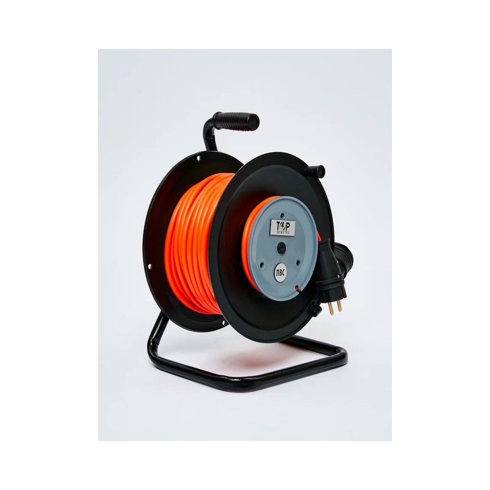 Изображение товара Удлинитель ТОРЭЛЕКТРО ПВС 3500 Вт, 50м, на садовой катушке, без заземления, IP44 308