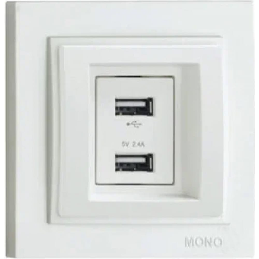Usb розетка MONO ELECTRIC - 102-170005-178