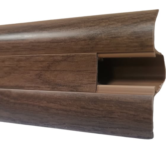 Изображение товара Плинтус пластиковый ООО Гранд Пак 52мм, вишня 2.2м, 45 шт 1020