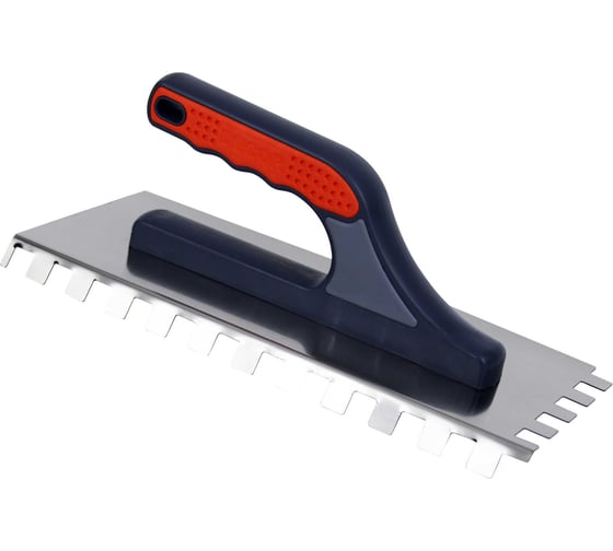 Изображение товара Гладилка DECOR 3К, 280х130мм, Нерж. зуб 12х12 мм с изогнутым краем 0,7 мм 680-555 11614389