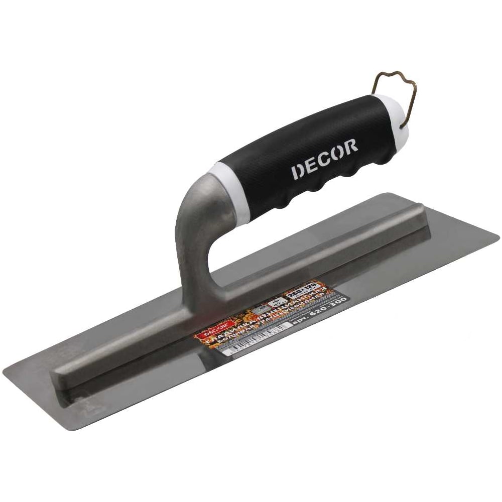 Изображение товара Гладилка DECOR Венецианская 260х120 мм для декоративной штукатурки